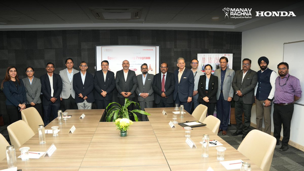 manav_rachna's tweet image. ✨ A Game-Changing Day for Grassroots Sports! 

Today marked a big win as Manav Rachna Sports Academy joined hands with Honda India Foundation for the Honda Sports Talent Nurturing Program, a powerful initiative fuelled to uplift young girl athletes and put their sporting dreams…