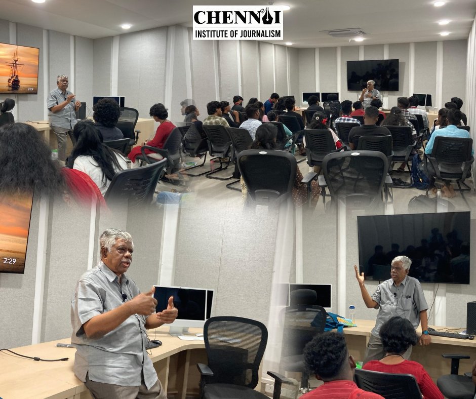 Chennai Institute of Journalism tweet media