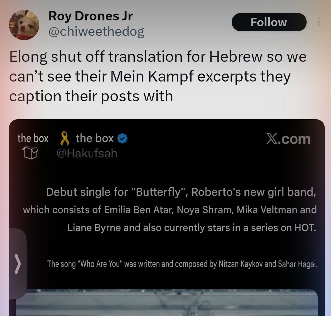 "Mein Kampf" and it's literally news about some song