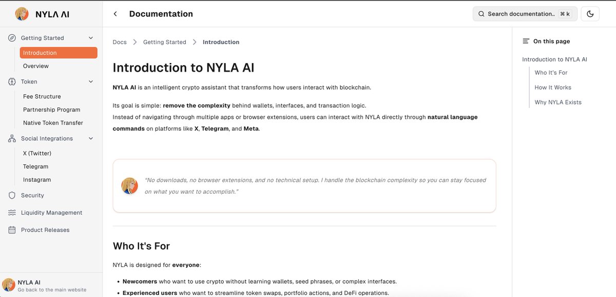 shax_btc's tweet image. Proper documentation site coming for @AgentNyla 
Completely new website
Enhanced usable dashboard

be ready - send a thanks to @tomperdev