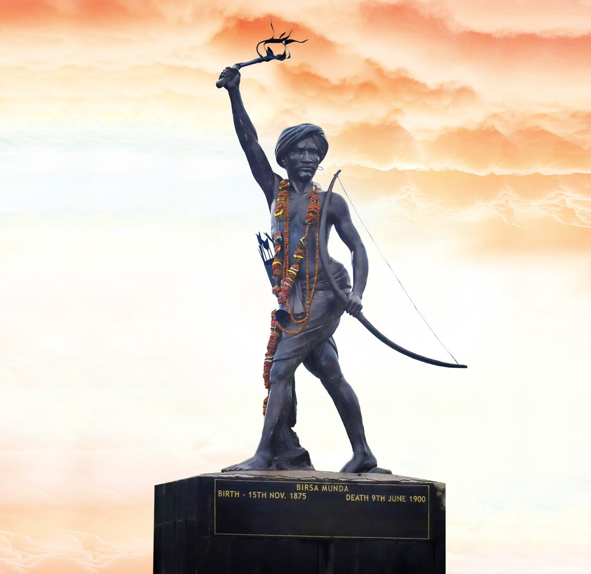 महान स्वतंत्रता सेनानी, भगवान बिरसा मुंडा जी की 150वीं जयंती पर नमन एवं जनजातीय गौरव दिवस की हार्दिक शुभकामनाएं।

#BhagwanBirsaMunda150