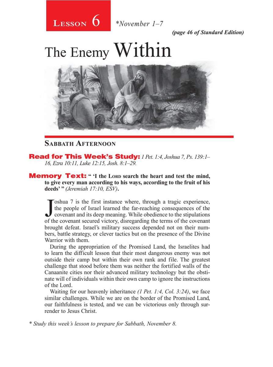 nyanducha's tweet image. “ ‘I the Lord search the heart and test the mind, to give every man according to his ways, according to the fruit of his deeds’ ” (Jeremiah 17:10, ESV).

#SDA #SDAChurch #Adventists #HappySabbath