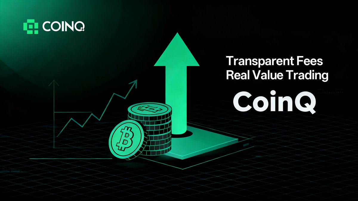 Clear. Fair. Transparent. Every trade counts on #CoinQ 💎 #LowFees  #VIPBenefits #CryptoExchange
