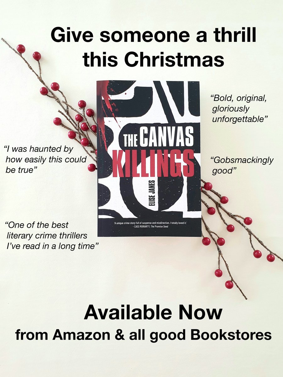 JaneKAbbott's tweet photo. The Canvas Killings. For fans of smart crime fiction and anyone looking for the perfect Xmas gift
#CrimeFiction 
#goodreads 
#Australianfiction 
#PsychologicalThriller 
#aussienoir https://t.co/vbZ0S4ScG0