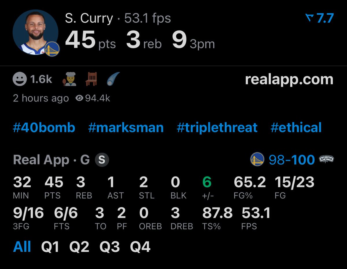 TheWarriorsTalk's tweet image. THE GOAT 

(via @realapp)