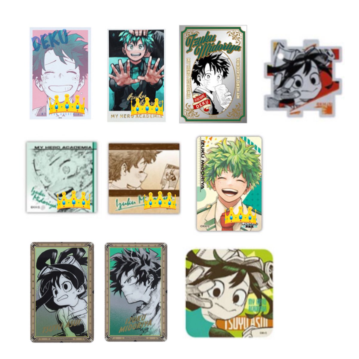 【交換･譲渡】僕のヒーローアカデミア ヒロアカ 原画展 パブミラー風アクリルステッカー アクリルパズル スクエアステッカー ワンシーンカード メモリアルコレクション マグネットステッカー

譲》画像1〜3

求》画像4 or 定価+送料

↓