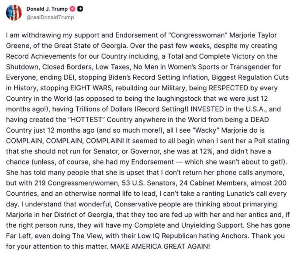 MAGA is dead and Trump killed it