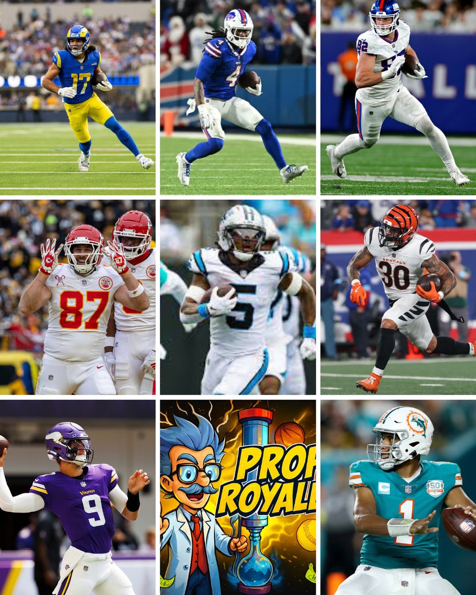PropRoyale's tweet image. 🏈NFL Week 11 #PlayerProps 
❤️Like &amp;amp; Follow
🔥Swept the NFL Card Last week
🚨$50 @ someone w 8-0 Sweep this week

Tua Tagovailoa O35.5 Long Pass -112 (DK)
J.J. McCarthy O1.5 Pass TDs -120 (BetMGM)
James Cook O11.5 Rec Yds -114 (FD)
Chase Brown O10.5 Long Rec -114 (FD)
Rico Dowdle…