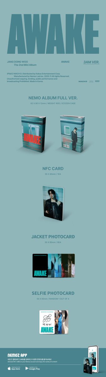 Andhiika5761's tweet photo. Open Pre Order Jang Dongwoo 2nd Mini Album Awake + POB Ktown

0AM Ver 340k DP 220k (est. 500g(
3AM ver 270k DP 200k (est. 100g) 
7AM ver 330k DP 300k (est. 50g) 

✅BERSIH INA
✅TERHITUNG CHART
✅GET POB
✅GO LINE &amp; W

DP Cicil max 17 November jam 12 siang
Close 17 November https://t.co/GbTv2zCLO0
