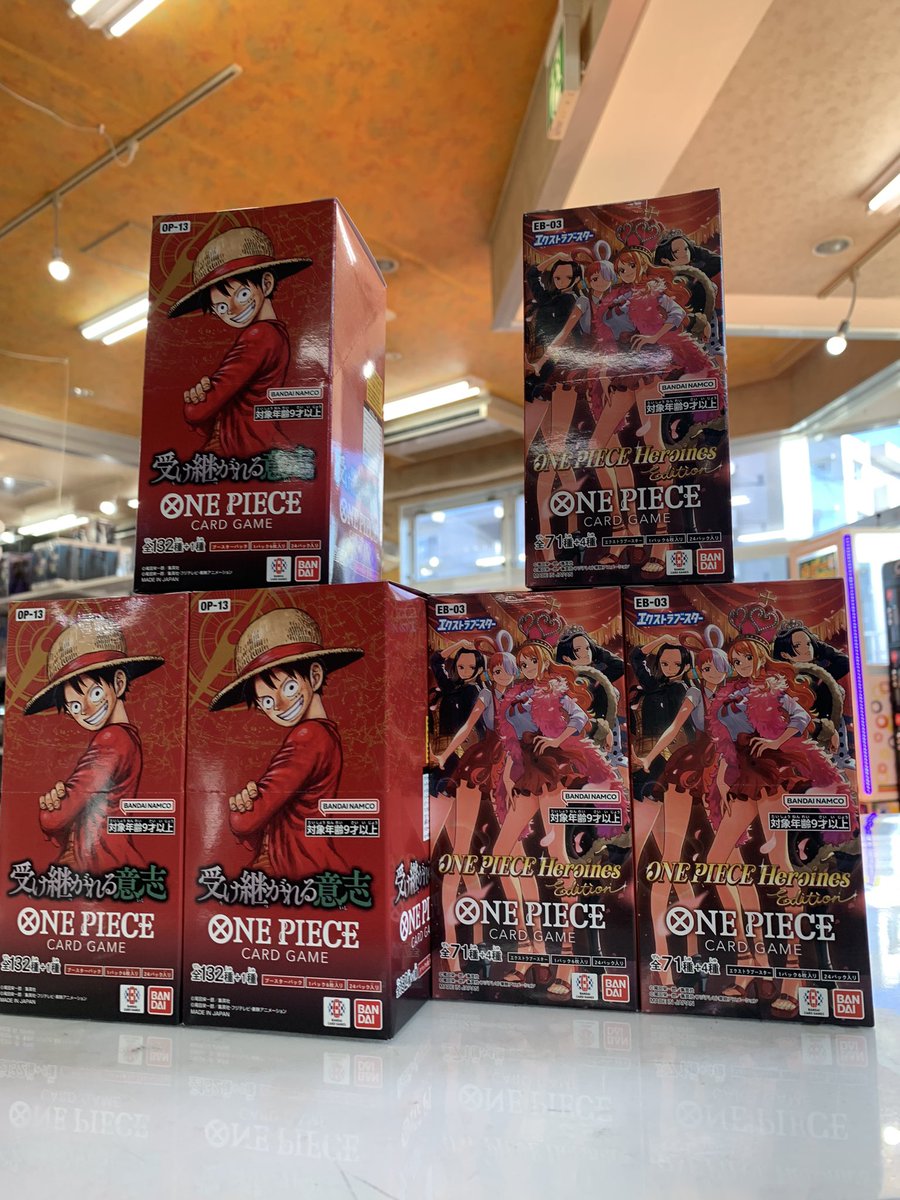 ✨1Fトレカコーナーよりお知らせ✨ ワンピースカードゲーム 『受け継が