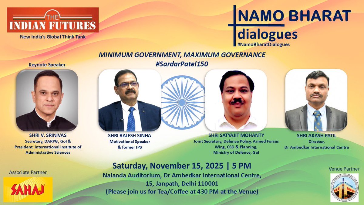 Join us TODAY 👇🏻
#NamoBharatDialogues