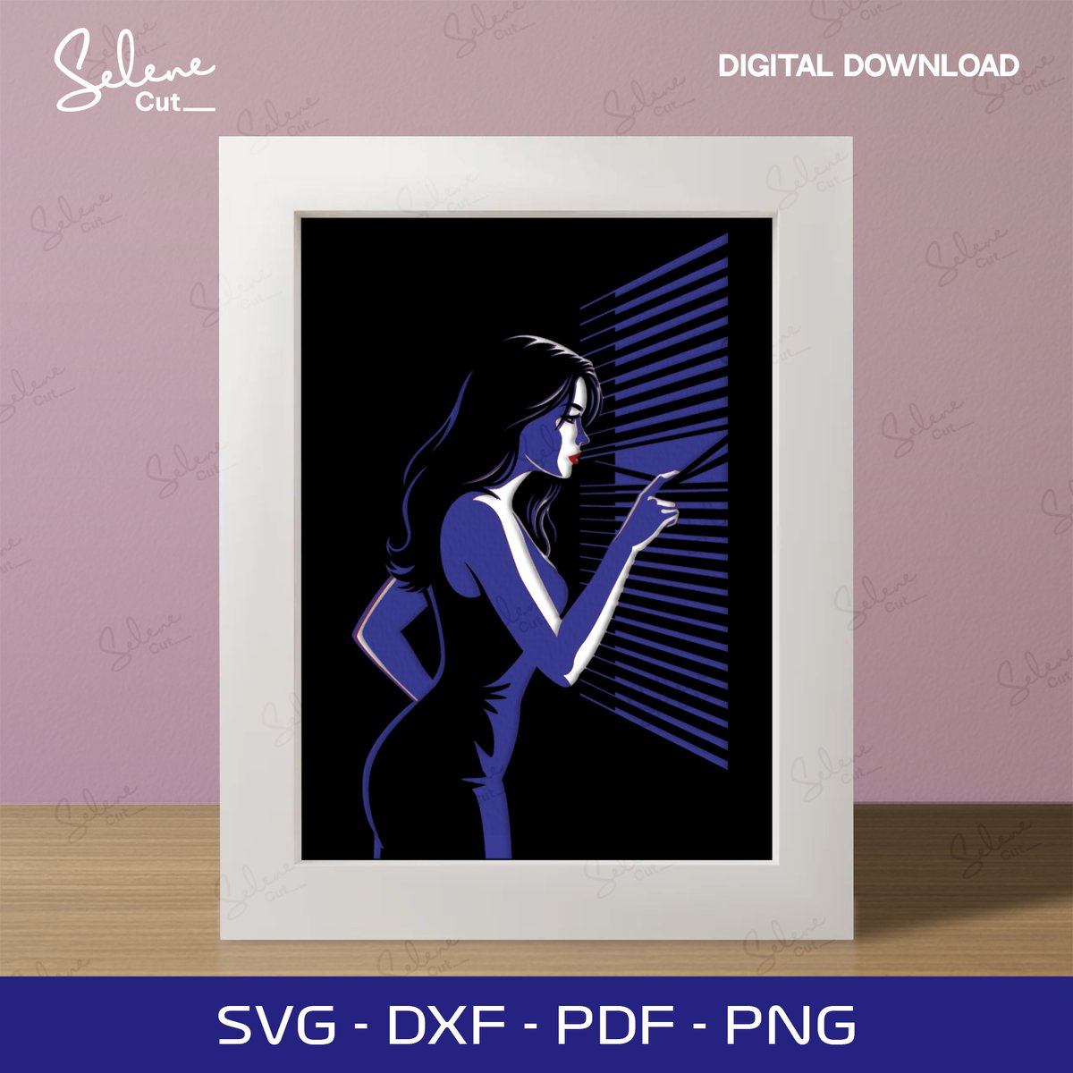 PaperIconic's tweet image. 🌙 FREE Curious Woman Shadow Box Template! 
Layered art design, easy to cut by machine or hand.  

Grab it now on Ko-fi: ko-fi.com/s/a5f3c36cfc 
-------- 
#Lightbox #Shadowbox #LayeredArt #PaperCraft #FreeTemplate #papericonic #Kofi #DIY #curious #woman #retro