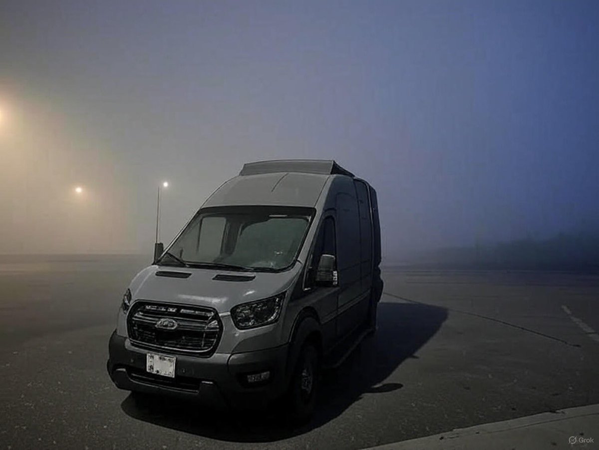 The fog is rolling in.