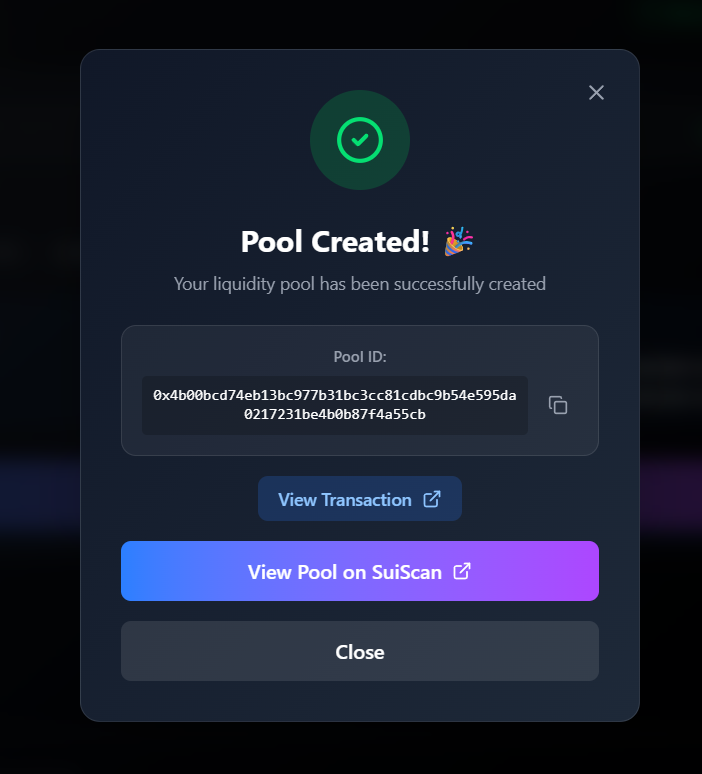 suilabdotfun's tweet image. 🚀 Launch your own liquidity pool on SUI Lab! 

Fuel the ecosystem, earn rewards, and celebrate every creation 

🎉 Ready to dive into DeFi? 👉 Start building today. 

#SUILab #DeFi #LiquidityPool #SuiNetwork