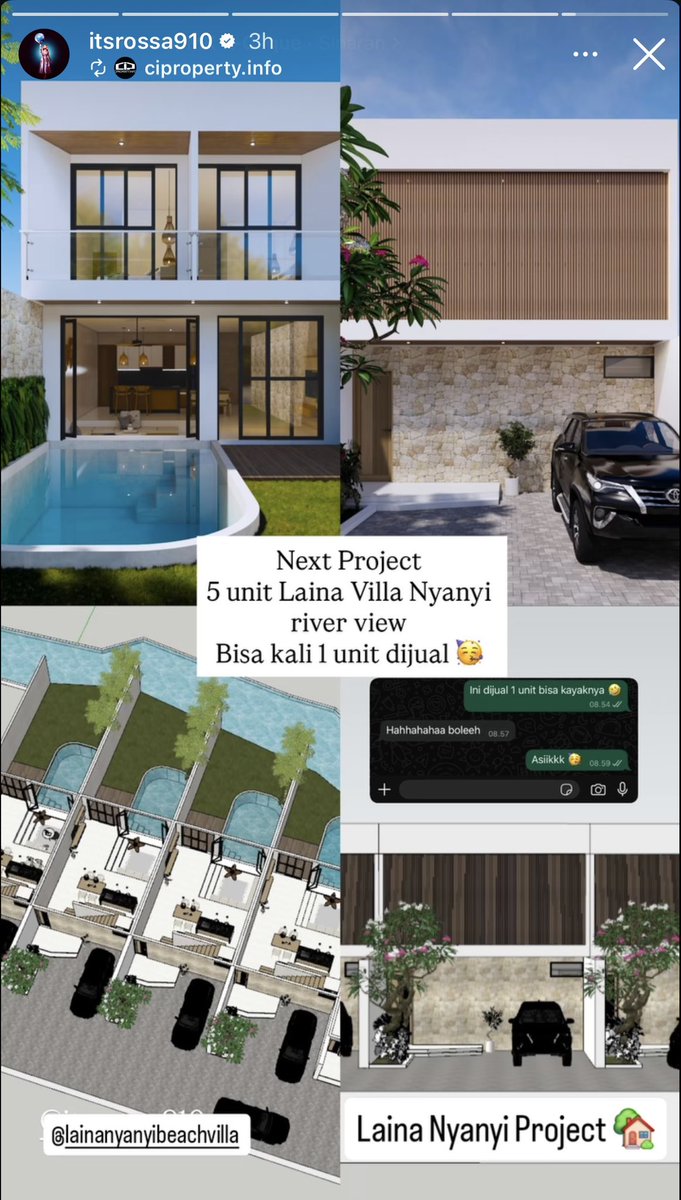 After building 6 new villas, she will build 5 more new villas in Bali. What a queen 👸 

#rossa #queenofpopindonesia #divaindonesia