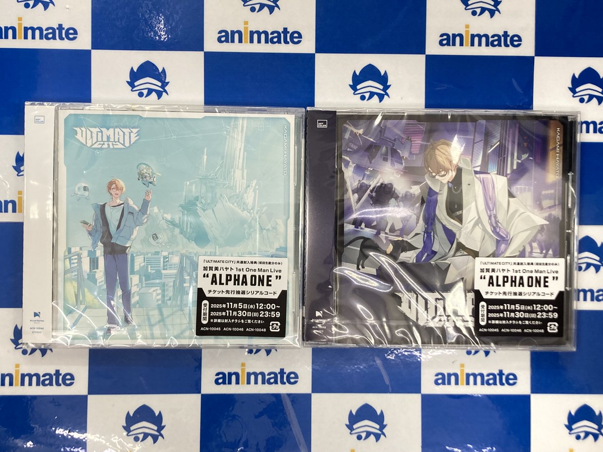 加賀美ハヤト アルバム ultimate city 特典 トレカ にじさんじ】加賀美ハヤト 1st Mini Album「ULTIMATE CITY」ジャケット