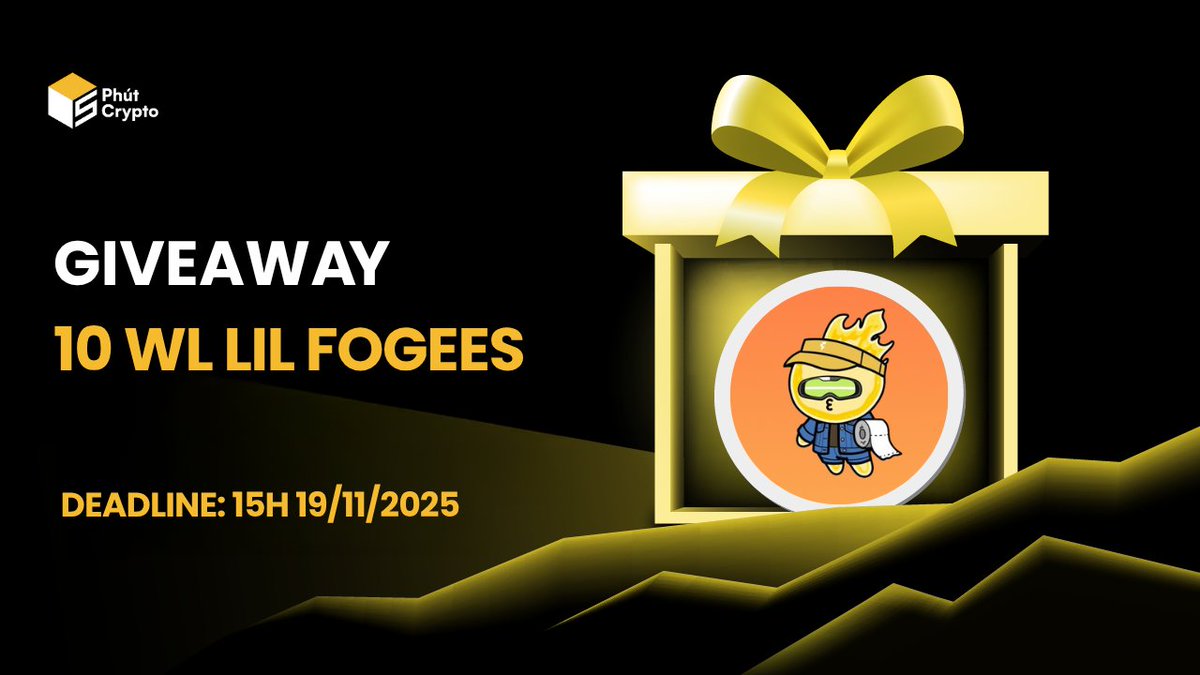 5phutcrypto_'s tweet photo. Giveaway 10 suất mint NFT LIL Fogees - Bộ sưu tập NFT Genesis trên Fogo @lilfogees @fogo #5PC 

Lil Fogee NFT là bộ sưu tập Genesis của hệ sinh thái Fogo - một blockchain Layer 1 SVM được thiết kế chuyên biệt cho giao dịch, hiện đang chạy trên Testnet. Bộ NFT sẽ được mint miễn phí tại mainnet nha ae 

Thông tin chi tiết về NFT:
+ Tổng cung: 2900
+ Price: Freemint 
+ Chain: FOGO
+ Date: TBA

Cách tham gia: 
• Follow: https://t.co/1L5sWIDbxU
• Follow. https://t.co/edNeeAvHVB
• Follow. https://t.co/pPdZlxGB0i
• Like & RT. https://t.co/N9Qxolhnnk
• Join Discord: 
https://t.co/RJ9vBfMEXG
• Hoàn thành form bên dưới: 
https://t.co/VWPBKnZmjf

Deadline: 15h 19/11/2025