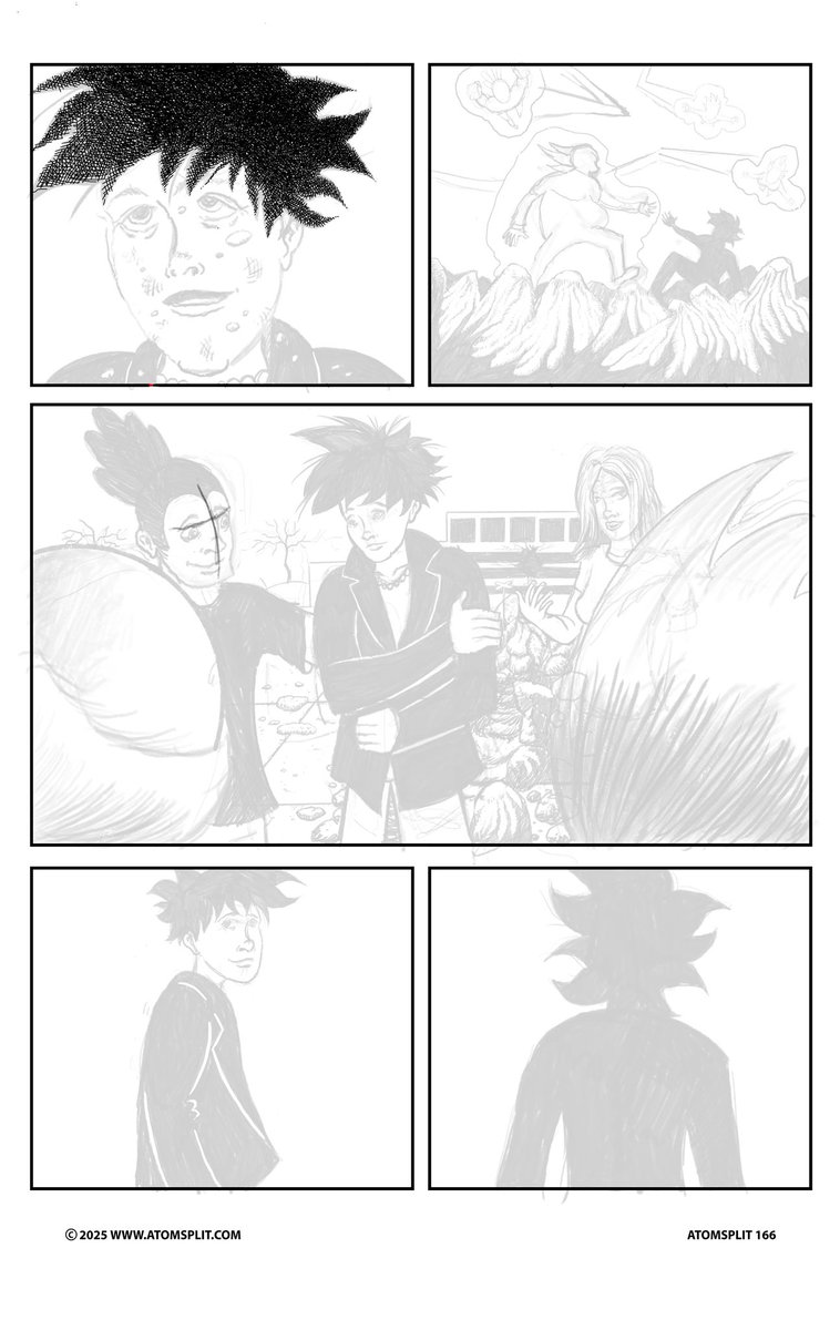 LDDLMikeD's tweet image. Adding the inks. #atomsplit #indierock #indiecomics #atlanta #georgia