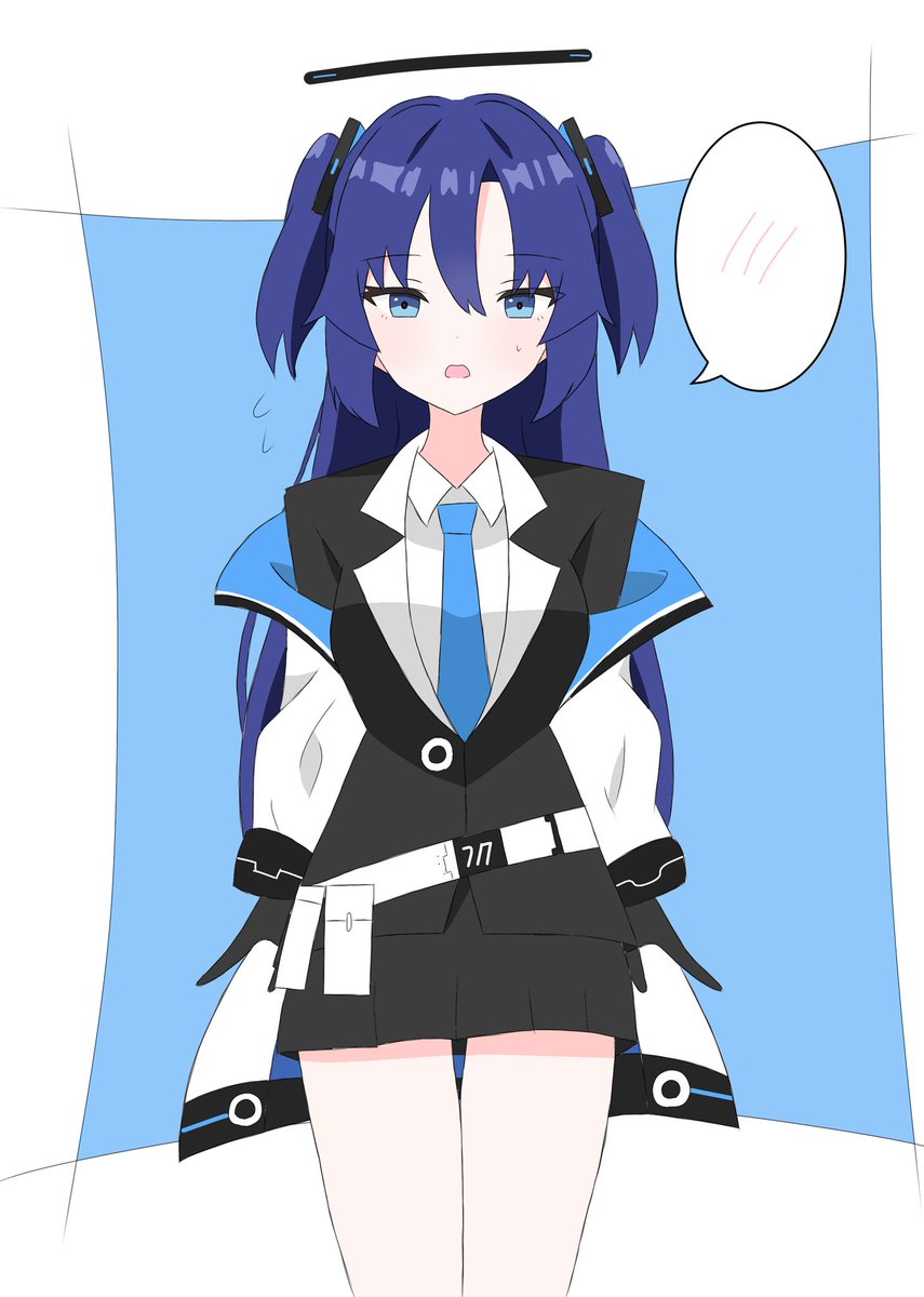 ユウカちゃん完成！ 未だにこういうイラストしか描けないですけど