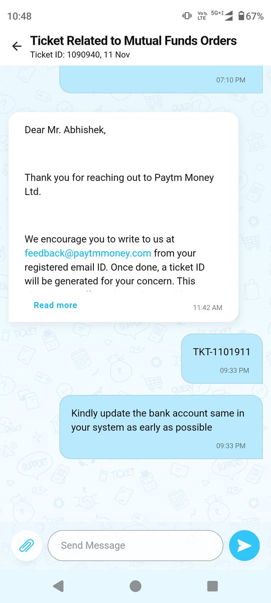 gupta00187's tweet photo. @PaytmMoneyCare Kindly resolve these https://t.co/e5CziGbXdW