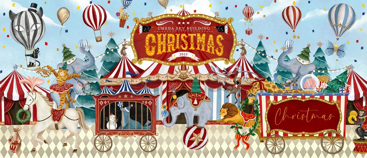 ranbushop's tweet image. ポップアップのお知らせです
「UMEDA SKY BUILDING Christmas 2025」
今年もおとなりの梅田スカイビル開催のクリスマスマーケットに出店します！
11月14日(金)-25日(木)
1F広場「Wonder Christmas Marche」ranbuブース
入場料：無料
詳細はこちら↓
blog.onlineshop.ranbu-hp.com/?eid=1650