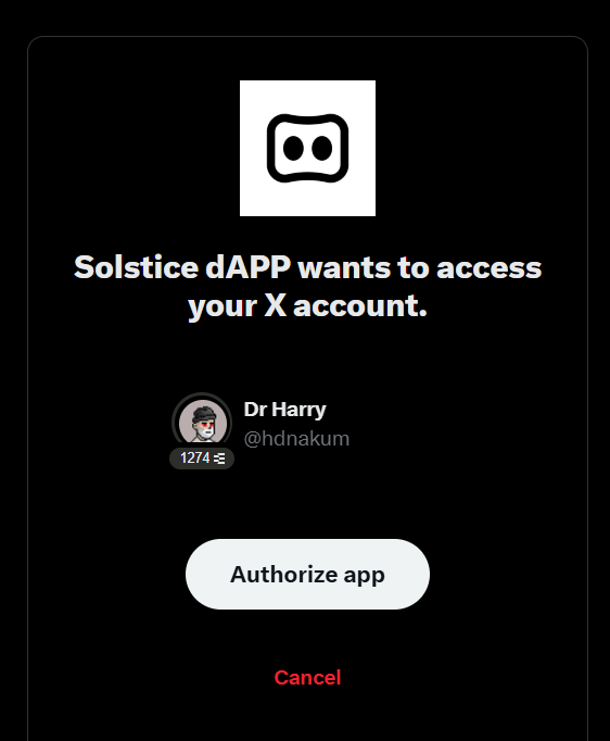 hdnakum's tweet photo. Never given permission to any app countless time but @solsticefi is dear one
Yet to connect my X on @solsticefi dashboard.
Trying almost everyday
๐ฌ Comment
โค๏ธ Like
๐ Repost
#xeet #xeeters #solstice #solana #tvl #crypto #bullback #XeetRewards #xeetdotai https://t.co/ufSLxkuL8F