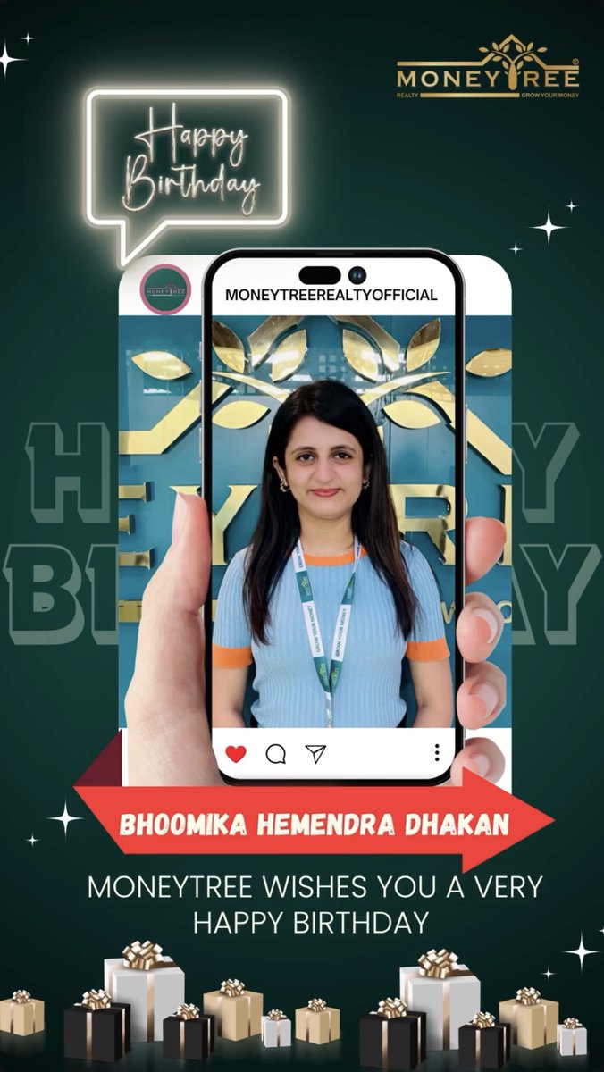 MoneytreeRSPL's tweet image. Birthdays are a reminder that growth happens every day  both personally and professionally. Happy Birthday ! Let’s keep growing together. 🌿 
#TeamMoneyTree #BirthdayVibes #GrowingTogether