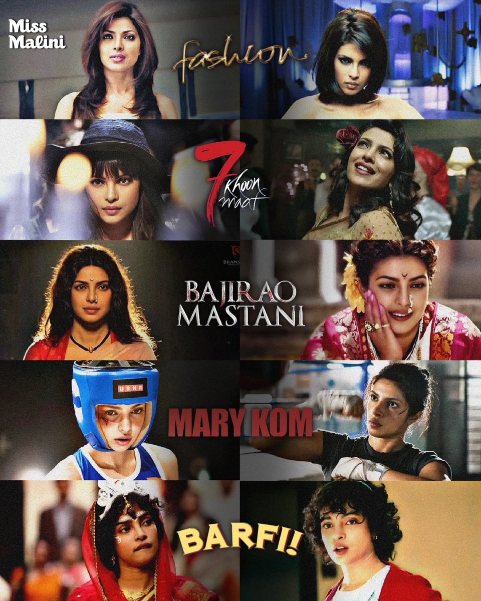 MissMalini's tweet image. Priyanka Chopra&apos;s filmography is a stunning showcase of range. She&apos;s a true chameleon who can embody any character with grace and power. Unmatched talent! 🔥🙌🏻

#missmalini #PriyankaChopra