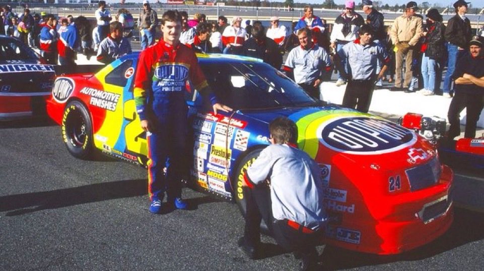 Jeff Gordon made his first Winston Cup start in 1992 at Atlanta 33 years ago today.

#NASCARLegend