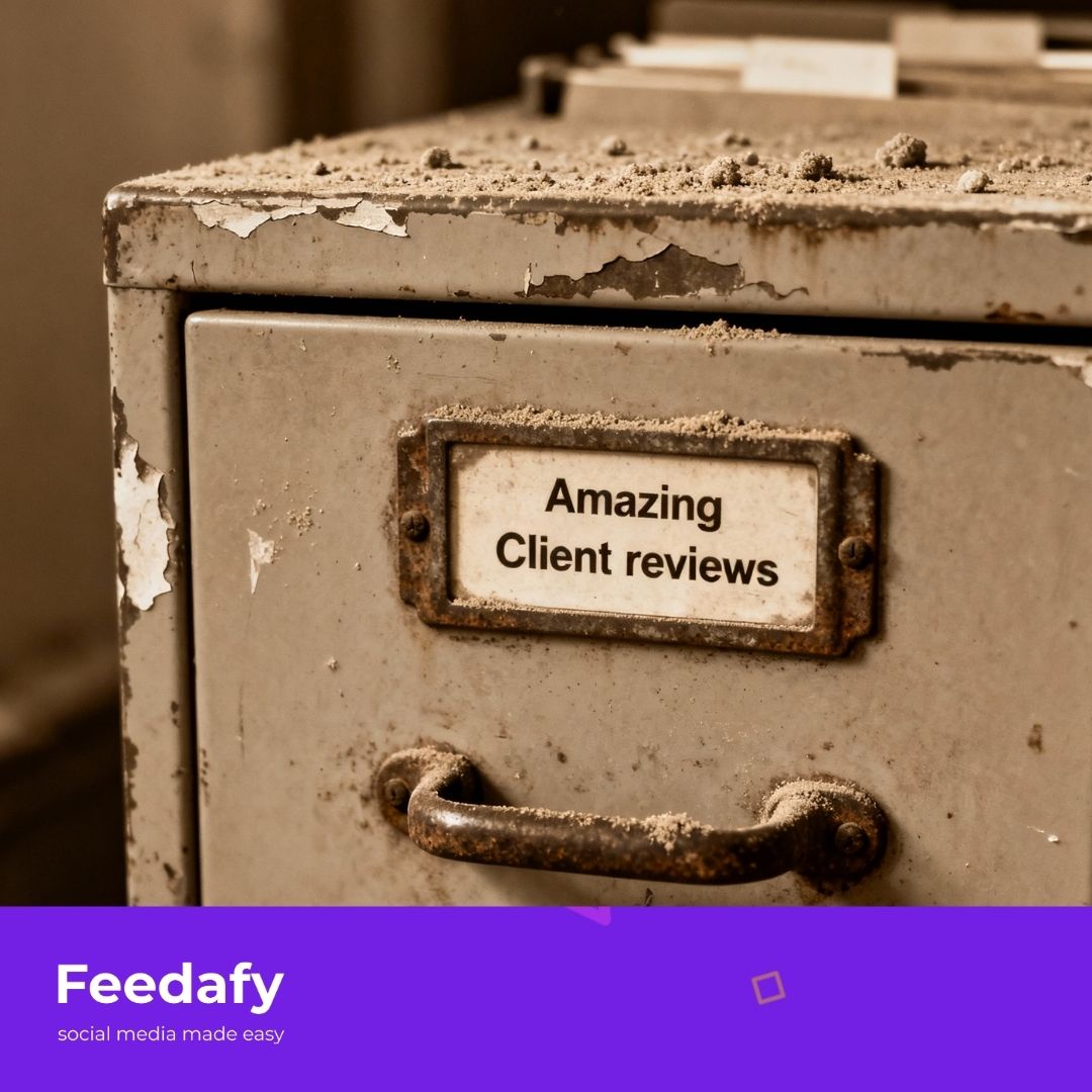 Stop hiding your testimonials

Your reviews were made to be showcased, not stored.

With Feedafy, your testimonials can be shared across multiple social channels so your reputation works harder for you.

A powerful review deserves more eyes, more reach, and more...