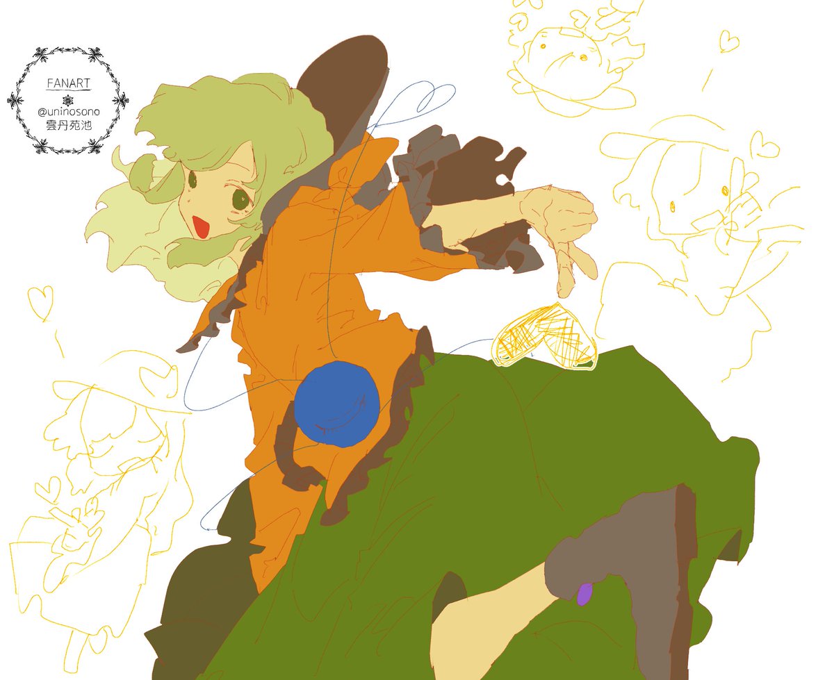 uninosono's tweet image. 息抜き謎ポーズこいしちゃん