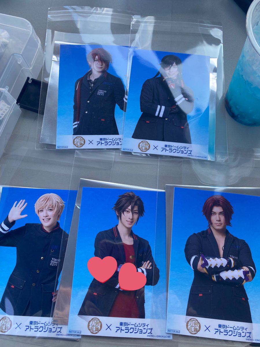 nkmyTrade's tweet photo. 【交換】ミュージカル 刀剣乱舞 刀ミュ 東京ドームシティ TDC コラボ フード 特典 ブロマイド

譲
⭐︎和泉守、⭐︎後家、⭐︎大倶利伽羅（画像なし）、物吉、蜻蛉切

求
鶴丸>長義、浦島、清麿

⭐︎は鶴丸または長義優先とさせていただきます。本日TDC交換可能です。 https://t.co/W0aBQPVvz8