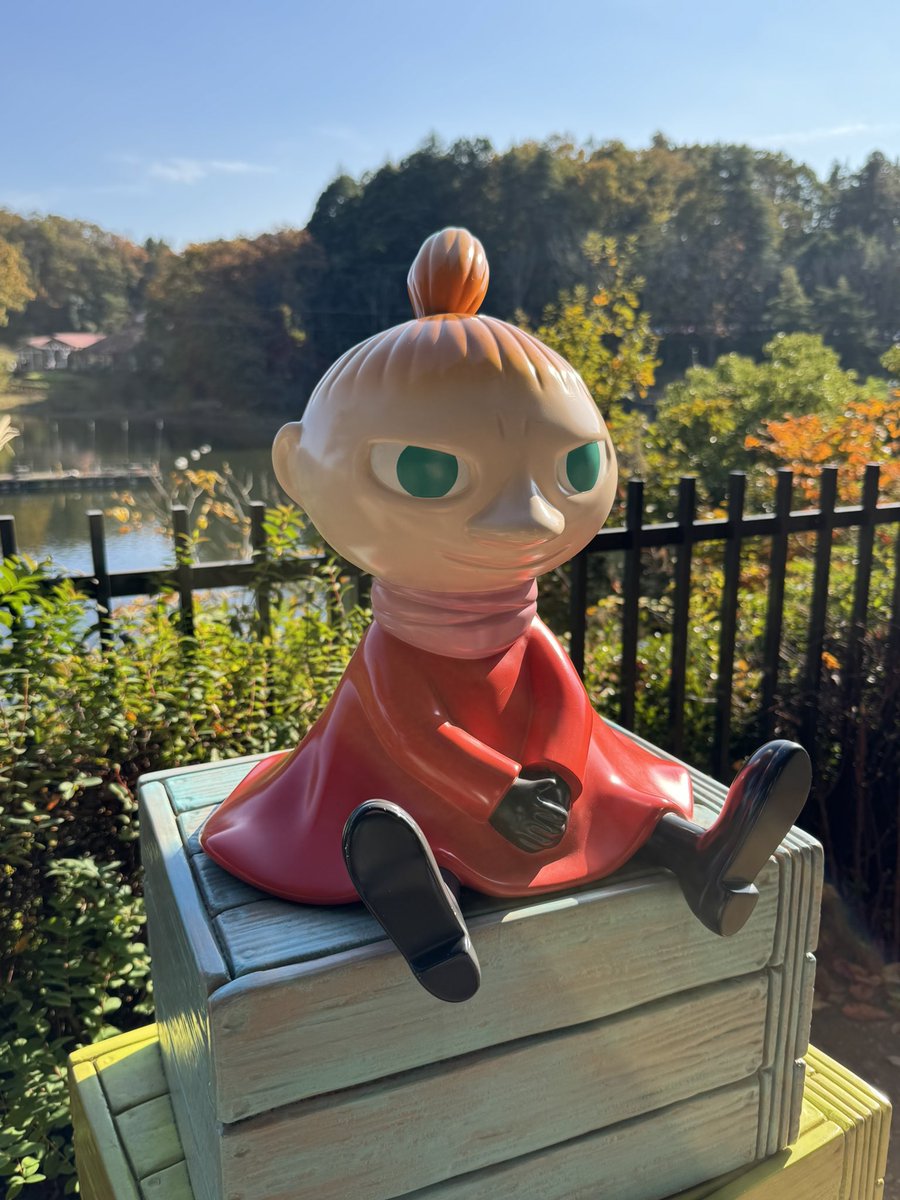 komomo098's tweet image. ムーミン谷は紅葉🍁がきれいです。