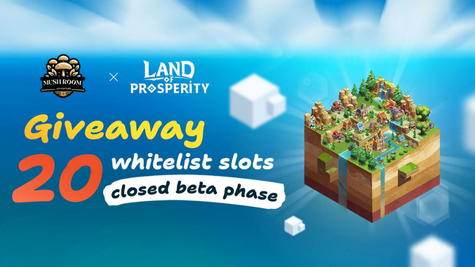 GIVEAWAY 20 WL SPOTS | Land of Prosperity (LOP) × <a href="/MushRGFi/">MushRoom GameFI</a>

Anh em ơi, nhân dịp Closed Beta Land of Prosperity sắp mở cửa

<a href="/MushRGFi/">MushRoom GameFI</a> x <a href="/LOP_Play/">Land Of Prosperity 🏔️</a> 

🎁Tặng ngay 20 suất Whitelists cực chất để anh em  vào trải nghiệm sớm tựa game farming + xây dựng đế chế đang hot