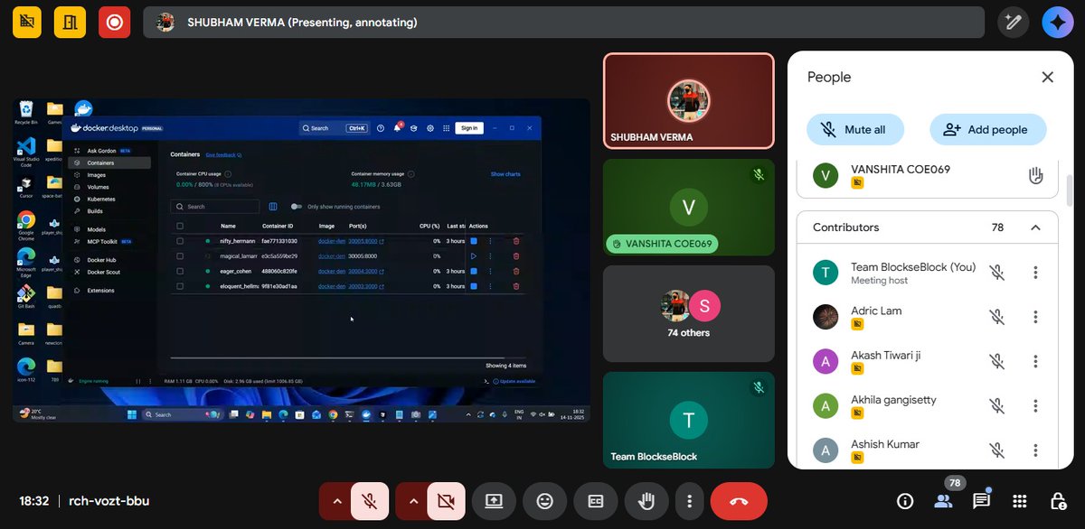 Blockhacks's tweet image. 80+ students in one workshop.
The energy was incredible 🚀.

Why?
Because students are tired of generic, pre-recorded 
Lectures that don&apos;t lead to a job, you don&apos;t want more 
theory. You want real-world skills from people actually
 in the industry.

A massive thanks to everyone…
