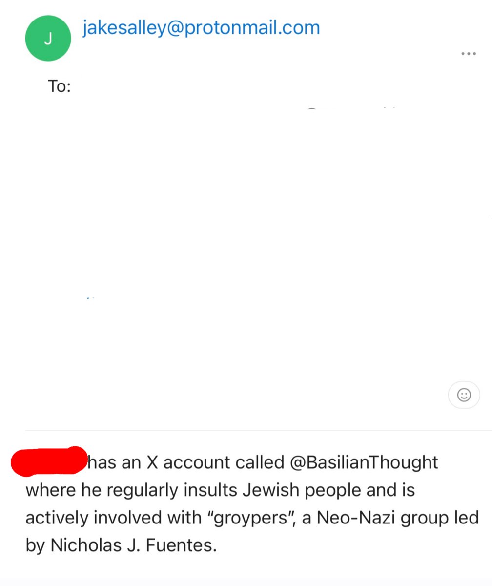 It's crazy how after Martin doxxed me to his nearly 100,000 followers and I was hauled into HR for the first time, I was asked specifically about <a href="/NickJFuentes/">Nicholas J. Fuentes</a>. Very Orwellian to have your livelihood threatened because someone simply mentioned your name in the same sentence as