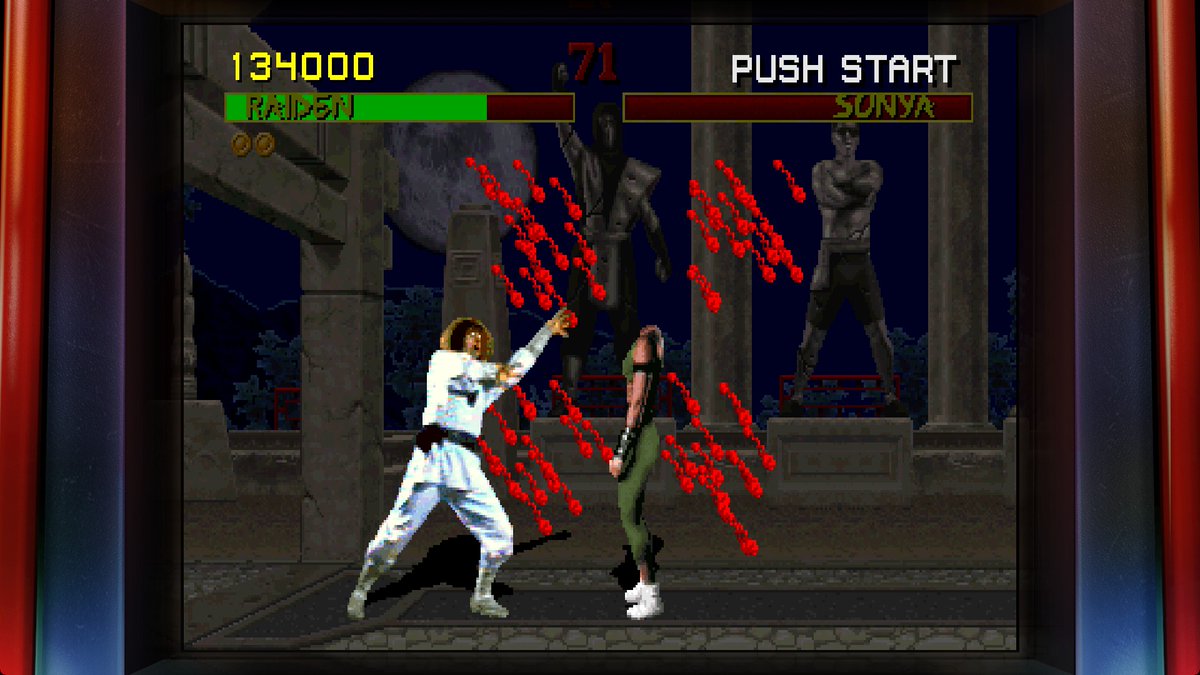 TheDeviot's tweet image. Messed around with some more of the MK Legacy Kollection. It&apos;s getting better but I ran into a couple of bugs I hadn&apos;t before. Thanks to @1upjohn @its_stitched and everyone for hanging out. I still have fun with it, I think it&apos;ll take a few updates to get there.