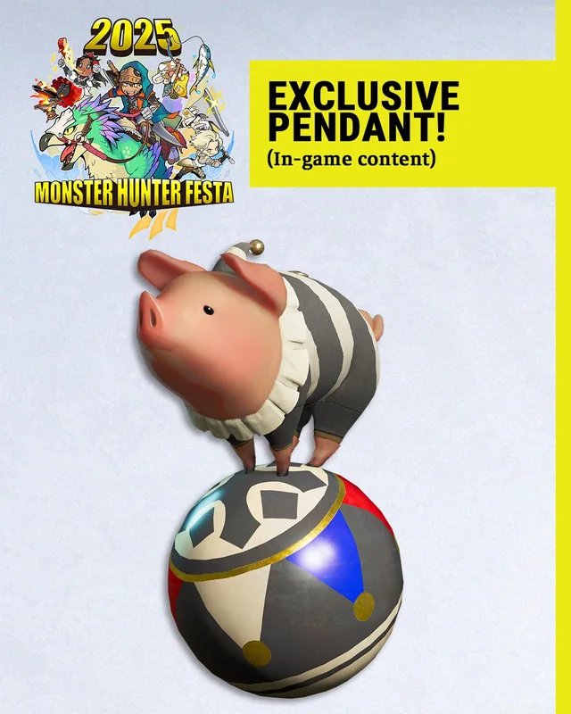 ShokoCosplay's tweet photo. #Giveaway to my felllow hunters 

I have 1 code for each platform PS5 Xbox Steam to share from  #MHFesta2025 #PGW2025 🐷🇨🇵

To participate
1. Follow me @ShokoCosplay 
2. RT and add a comment with the platform you use for #MHWilds 

I will announce the winners on the 18/11  🌺🤞 https://t.co/DmkrXfCeut