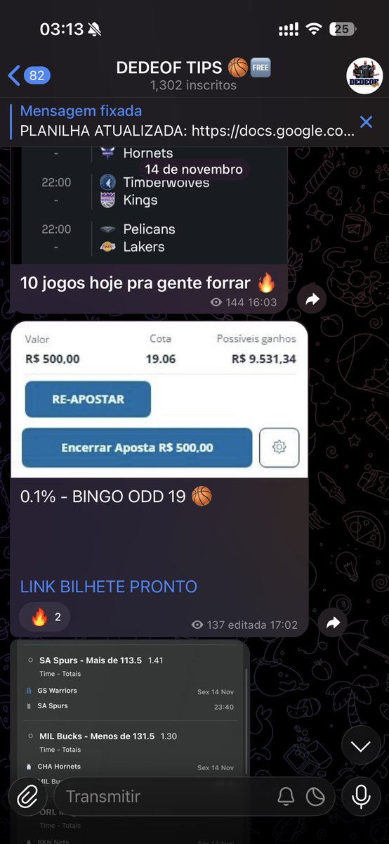 dedeoftips's tweet image. ODD 12 paid ✅

Compartilhei tudo no meu grupo gratuito! 🔥