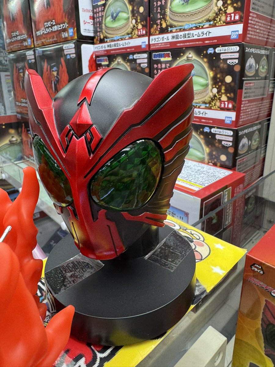 仮面ライダーオーズBIGサイズソフビマスクディスプレイ -オーズ- 好評