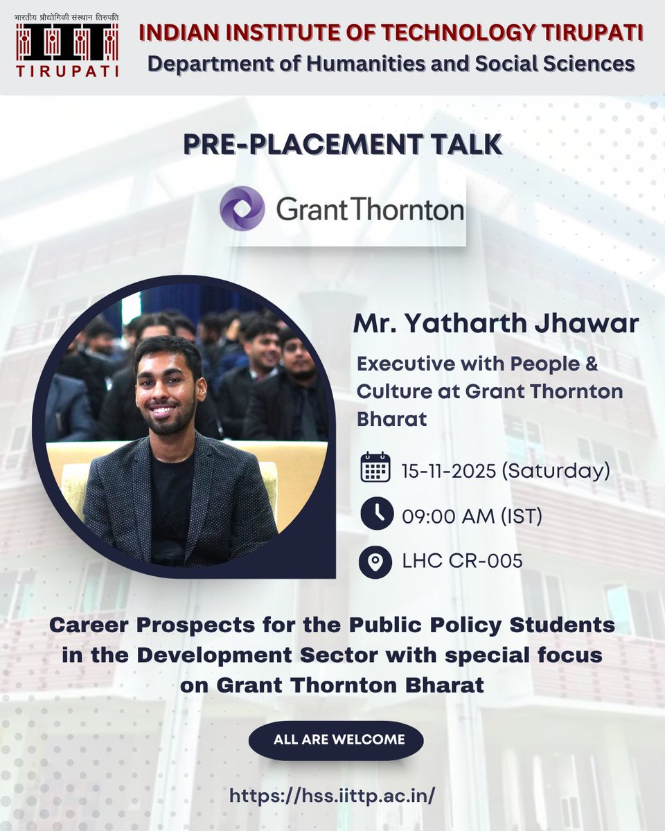 DoHSS IIT Tirupati tweet media