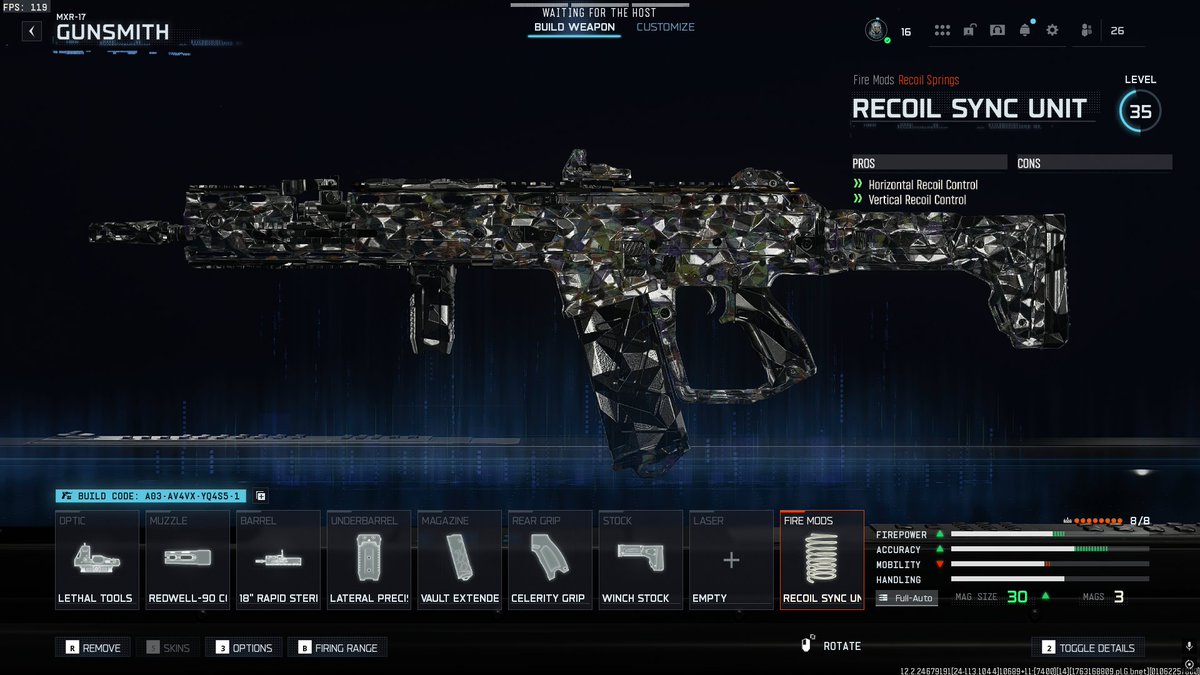 The BEST Class Setup For The MXR-17 (Rampart) In #Bo7