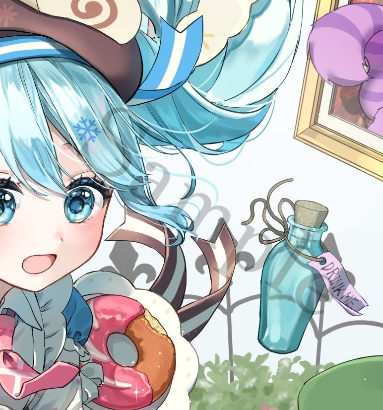 雪ミク合同誌参加させていただきました🧁🤍 甘々で可愛い表紙が目印