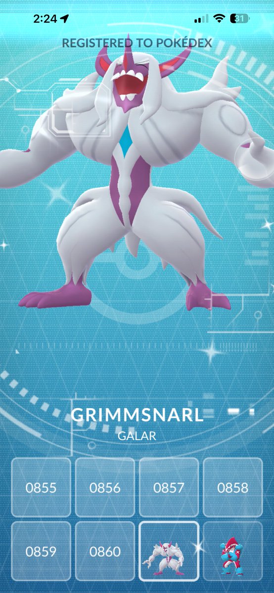 CrystalP_98's tweet photo. What a Pokédex entry🥰🤗 
#PokemonGO #pokemongowildarea https://t.co/9eYXvn6oaf