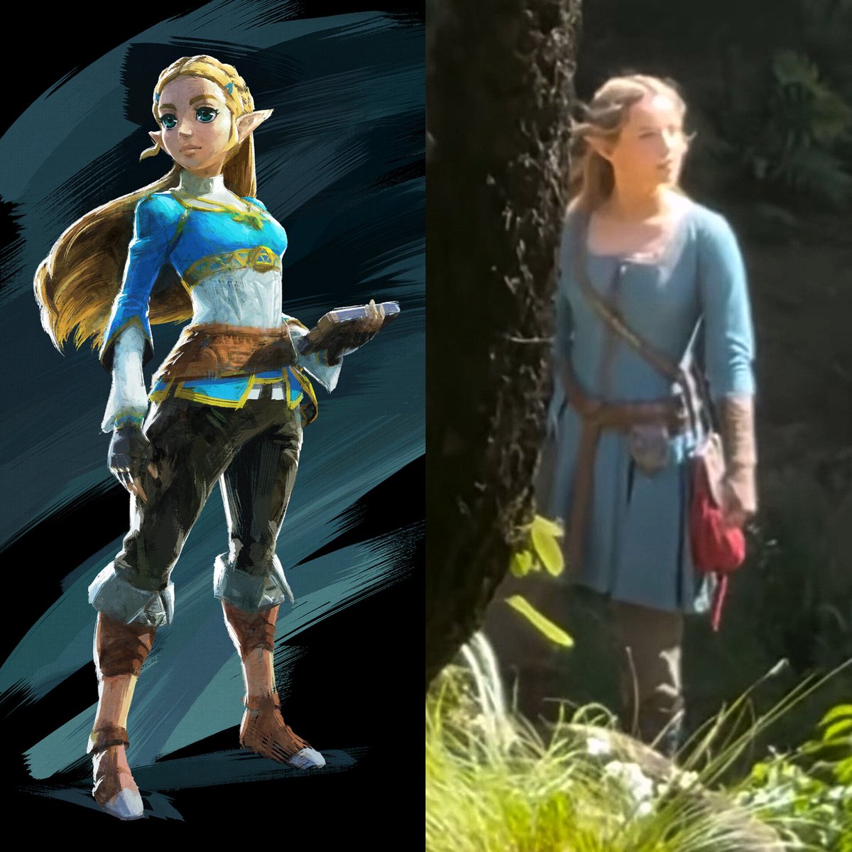 the concept of Zelda in blue, she really owns it so hard omfg so obviously inspired in wild Zelda