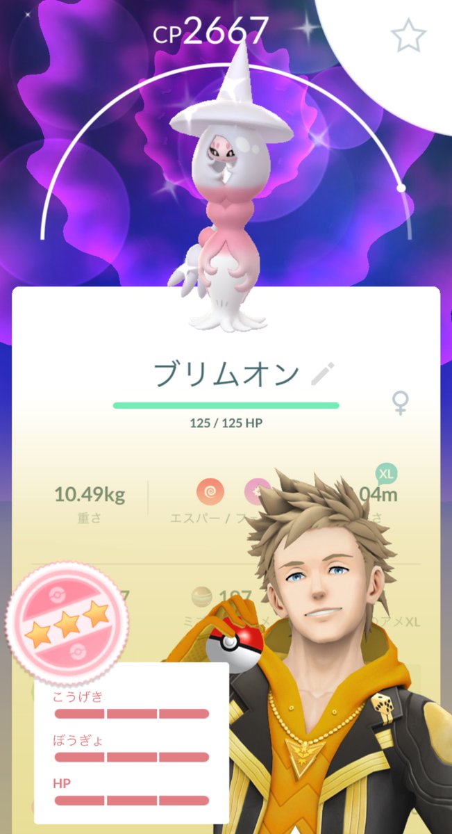 Yu75737784's tweet photo. 色違い個体値１００‼︎
やっと2体目😆
#ポケモンGO
#ワイルドエリア https://t.co/24kgz1e0Tc
