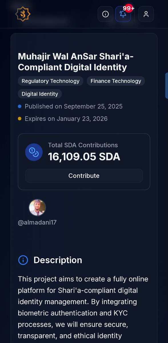 Abdulsubhann0's tweet image. Say goodbye to identity fraud and uncertainty — our platform uses biometric tech and KYC to deliver secure, compliant identity services.
👉 sidrastart.com/project/671fb2…
#BiometricSecurity #FraudPrevention #HalalTech