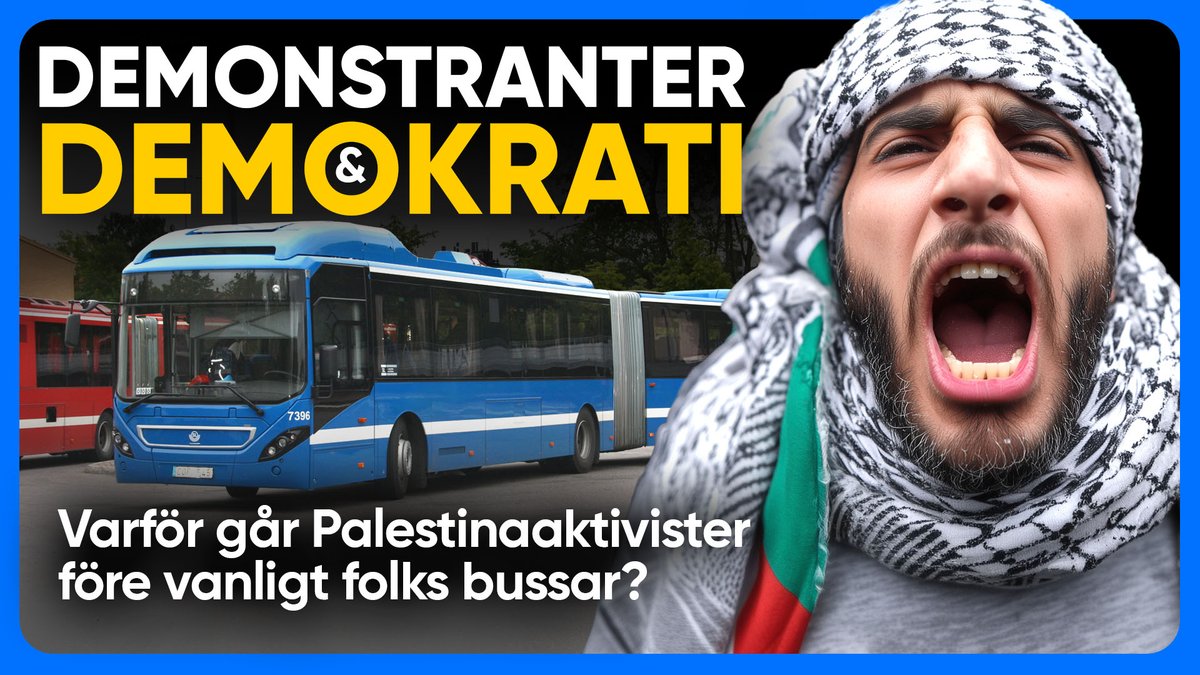 jonsson_henrik's tweet image. Att palestinademonstranter sätts framför fungerande busstrafik är är det senaste exemplet på hur vänsterns omhuldade grupper särbehandlas - på demokratins bekostnad: youtu.be/AvAiQq5-yTY