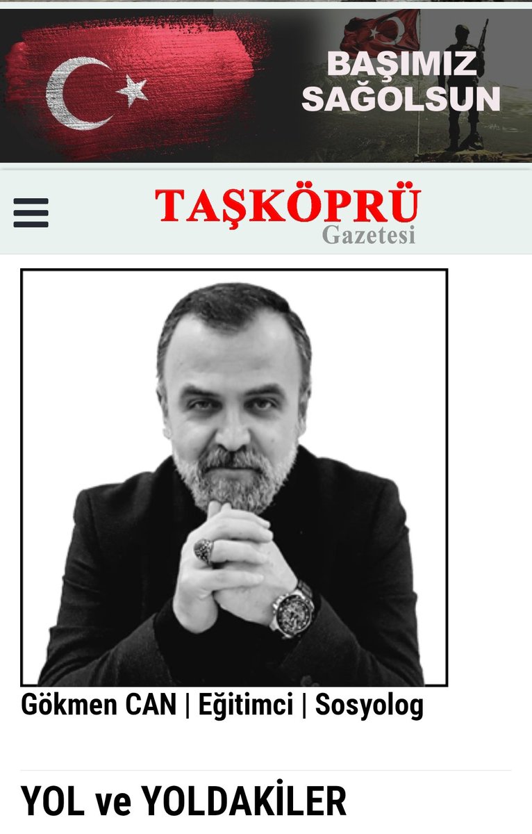 *YOL ve YOLDAKİLER* 

 *Yola çıkıp da varmayan, yoldan çıkıp da varan görülmemiştir. Mihmandarın nefis olması, yoldan çıkacak olmanın ve menzile hayırla varamayacak olmanın durumudur.*
 taskoprugazetesi.com/yazarlar/gokme…