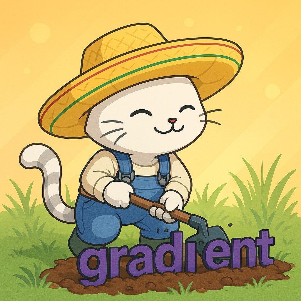 🎉BMT x Gradient Ticket 2주차 이벤트🎉
-에어드랍 챙겨가세요!!

$10M 시드 투자받은 탈중앙화 AI 위한 오픈 인텔리전스 인프라 프로젝트로, 확장프로그램에 설치하고 라이트 노드 구동했던 그녀석 맞습니다.

비전: 누구나 AI 소유하고 실행할 수 있게함
핵심: Parallax, Lattica, Echo, Gradient